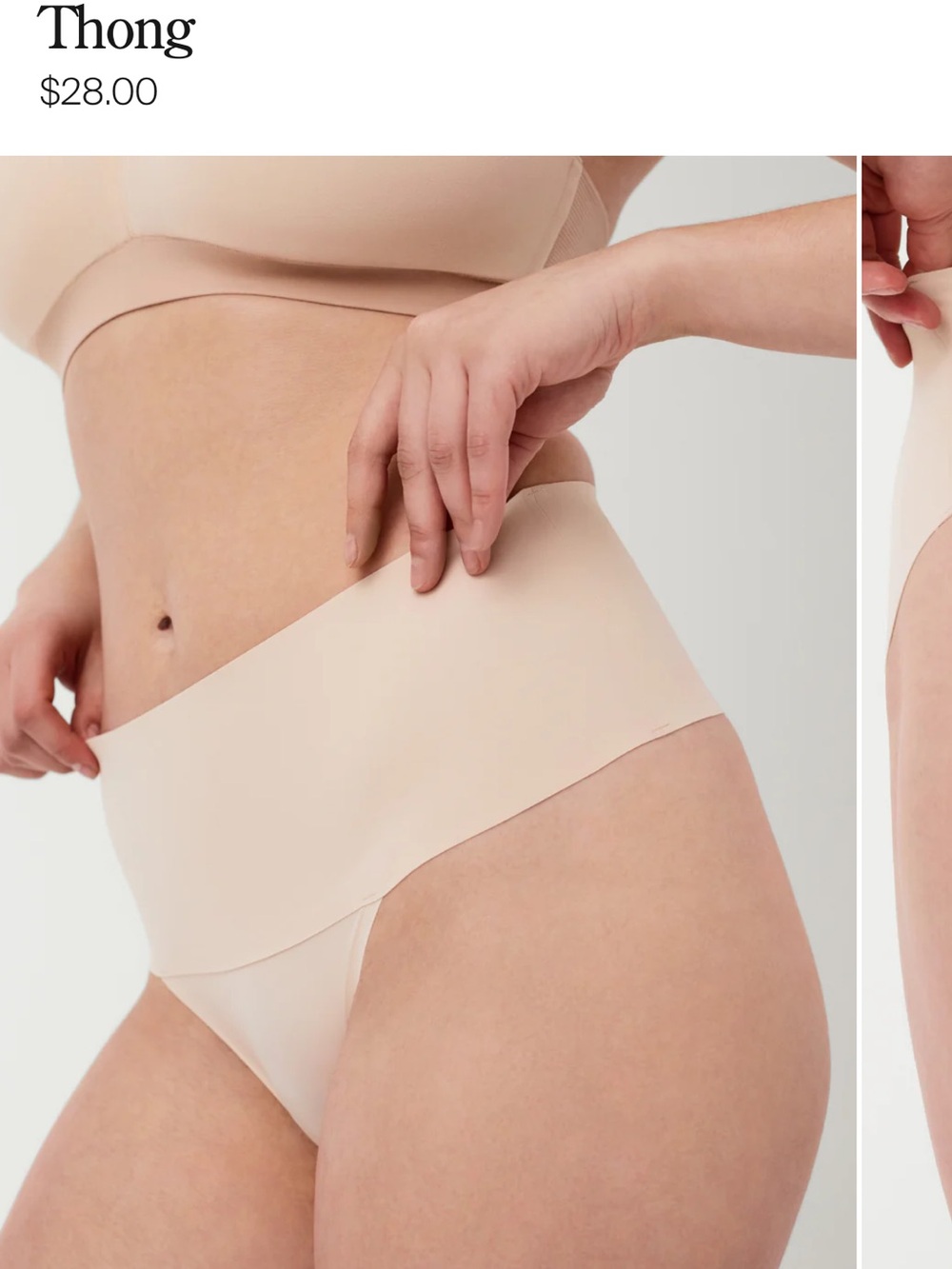 SPANX Undie-tectable Thong - Light Nude